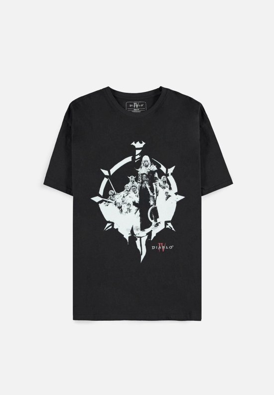 Diablo - Diablo IV - Necromancer Sigil Heren T-shirt - Zwart
