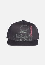 Naruto - Casquette Snapback Kakashi Line Art - Zwart