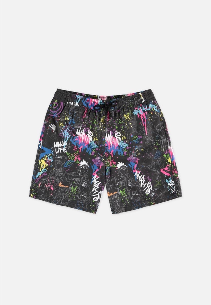 Naruto - Hero All Over Print Korte broek - XS - Zwart