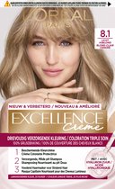 L’Oréal Paris Excellence Crème 8.1 - Licht Asblond - Permanente Haarverf