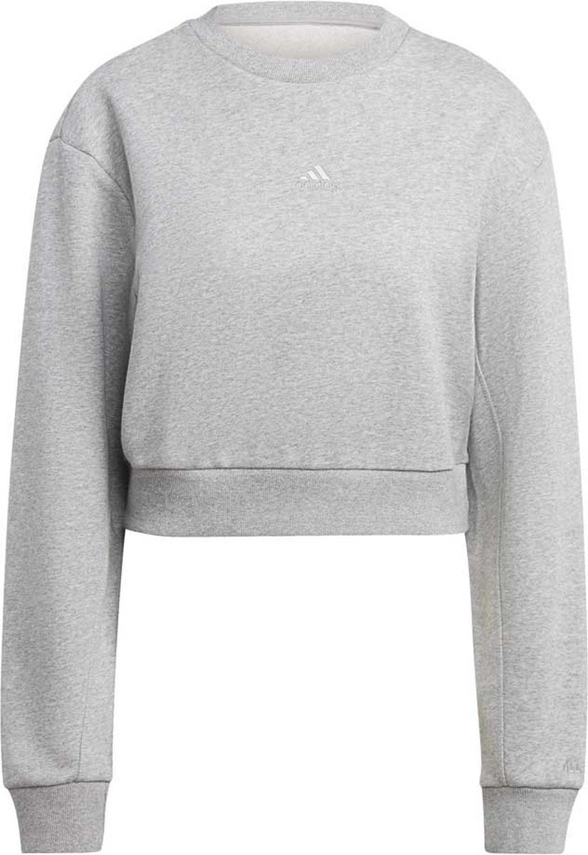 Adidas All Szn Ft Sw Sweatshirt L Vrouw Grijs