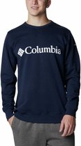 Columbia Logo Crew Sweatshirt Blauw S Man
