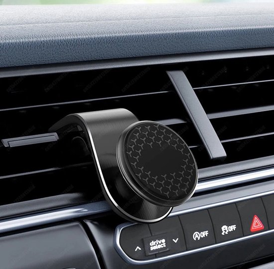 Telefoon Houder Auto met Magneet Verstelbaar - Ventilatierooster - Zwart - Geschikt voor iPhone / Samsung / Universeel C19 | Telefoonhouders Auto |Telefoonstandaaard | Houder Telefoon Auto | Houder Gsm Auto