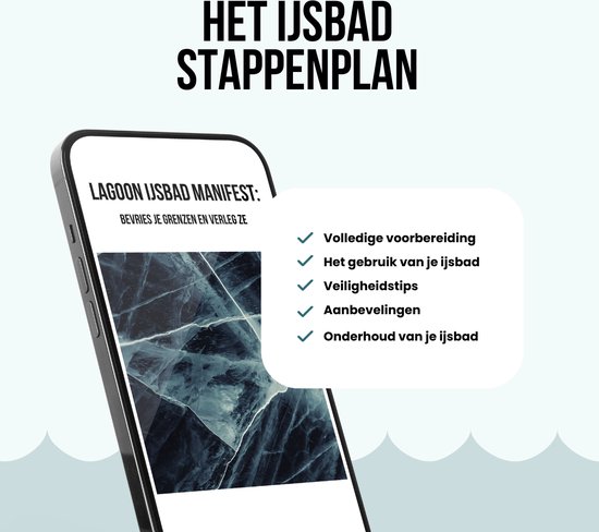 Lagoon® IJsbad 120 cm XXL - Geschikt voor 2 personen - Ice Bath - Dompelbad - Opvouwbaar & Inklapbaar ijsbad - Opblaasbaar Zitbad-