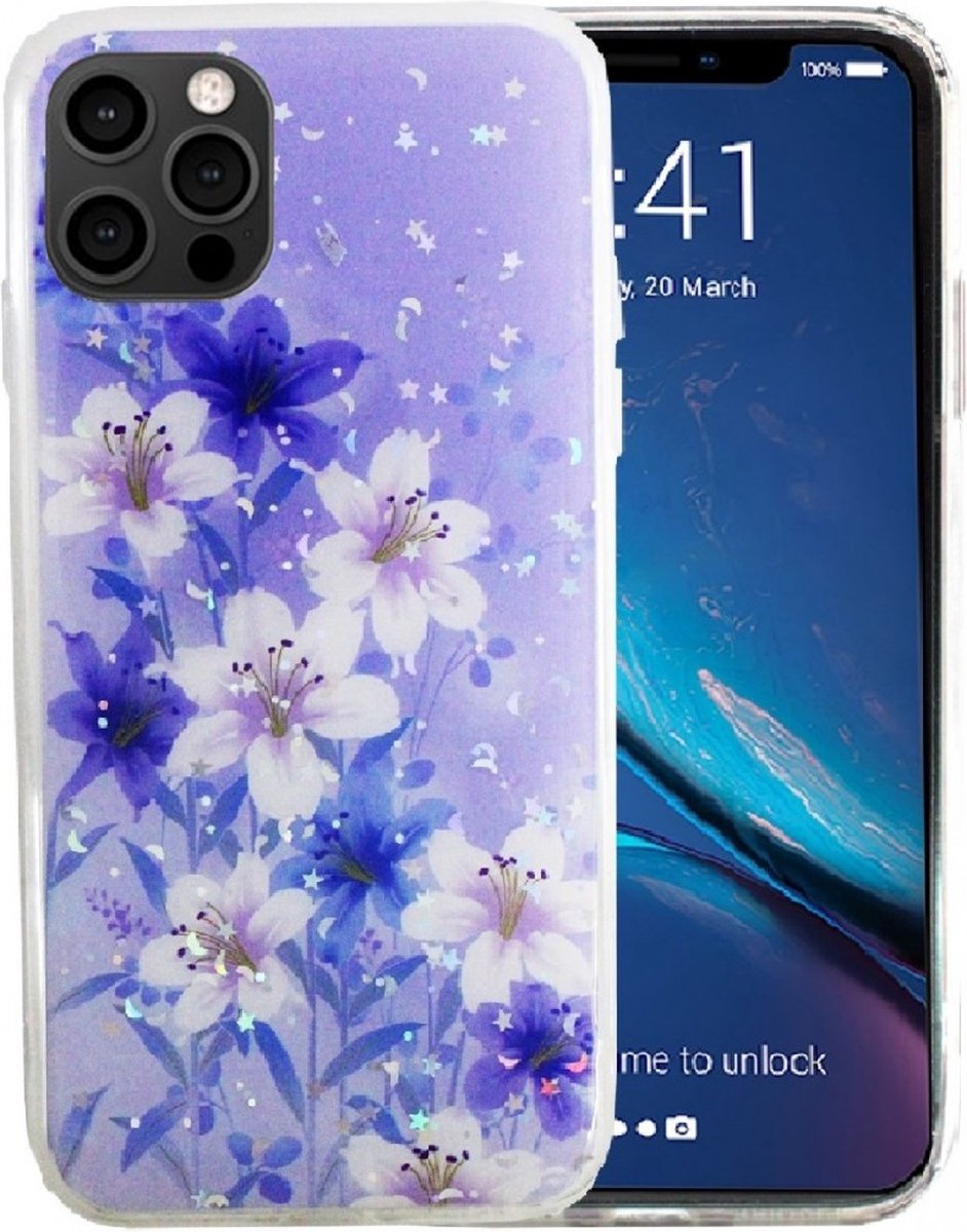 Hoesje Geschikt voor Apple iPhone 11 pro max silicone/TPU back cover print (5)