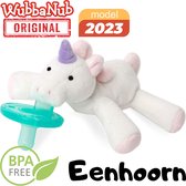 Wubbanub licorne sucette peluche - sucette bébé câlin - jouet bébé - blanc / rose cadeau de maternité - sucette câlin sucette licorne
