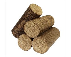 Nestro houtbriketten - Houtbriketten - Nestrobriketten - Haardhout - kachel - Brandhout - 100% eikenhout - 5 blokken - ±10kg