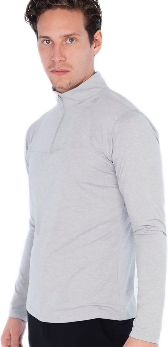 Func Factory mannen Longsleeve Pully Ashton grijs melange maat S van Func Factory — afbeelding 5