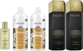 Inoar Moroccan 2x1000ml & Inoar Coconut Shampoo & Conditioner 1000 ML & Inoar haarolie Vrouwen 60 ml