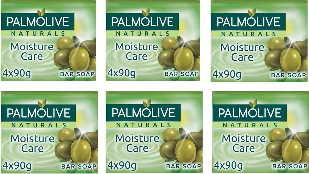 Goedkoopste Palmolive Zeep - Naturals Moisture Olijf - Voordeelverpakking 24 x 90 gram
