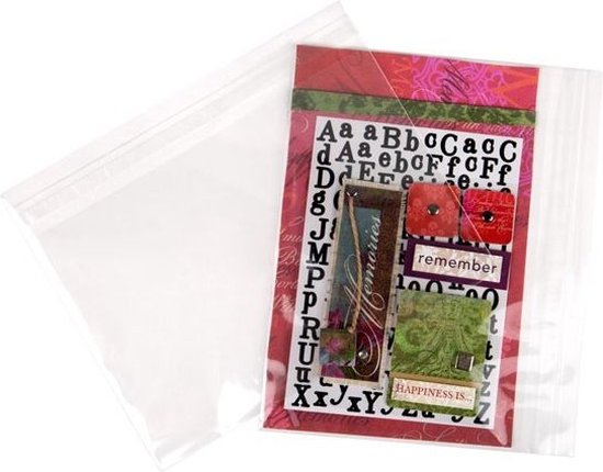 Plastic Zakken 23,5x15,9cm Transparant en Hersluitbaar (250 stuks) | Plastic zak
