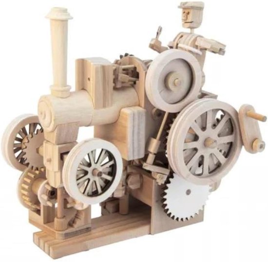 Foto: Timberkits bouwpakket traction engine diy modelbouwpakket