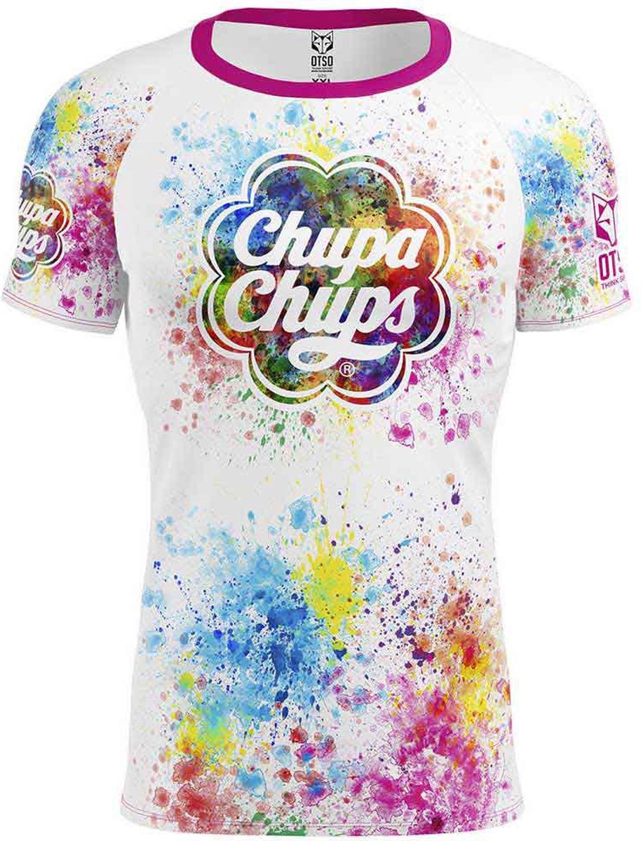 Otso Chupa Chups Paint T-shirt Met Korte Mouwen Veelkleurig S Man