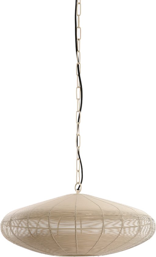 Light & Living Lampe à Suspension Bahoto - 51cm - Crème Mat