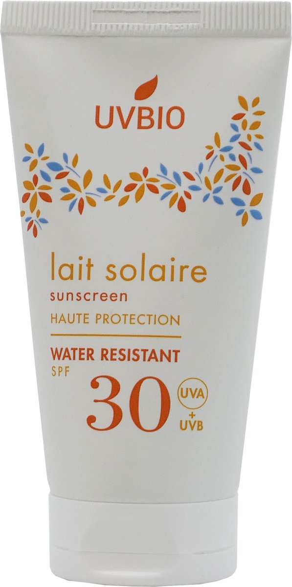 UVBIO Zonbescherming - Sunscreen SPF 30 - Biologisch - Waterproof - Gezicht en Lichaam 50ml
