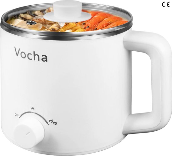 Voorraadpot - Elektrisch - Roestvrij - 1,6L Voorraadpot - Kookpot - Elektrisch - Roestvrij - 1,6L Capaciteit - Ideal voor Soep - Pasta - Havermout - KnoedelsCapaciteit - Ideal voor Soep - Pasta - Havermout - Knoedels