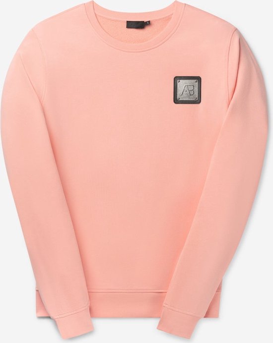 AB Lifestyle Trui Loose Fit Metal Crewneck Apricot Blush Heren Maat XXXL bol