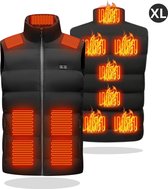Bodywarmer Chauffant - Gilet Chauffant - Bodywarmer Électrique - 3 Réglages de Chaleur - Rechargeable - Femme - Taille XL - Zwart