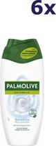 Palmolive Naturals Moisturising Milk Shower Cream Sensitive - 6 x 250 ml