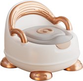 Potje Luxe Creme/Bruin - zindelijkheidstraining - Baby - Unisex - Wc - kinderen - Kinderpotje - Toiletpot - Trainer