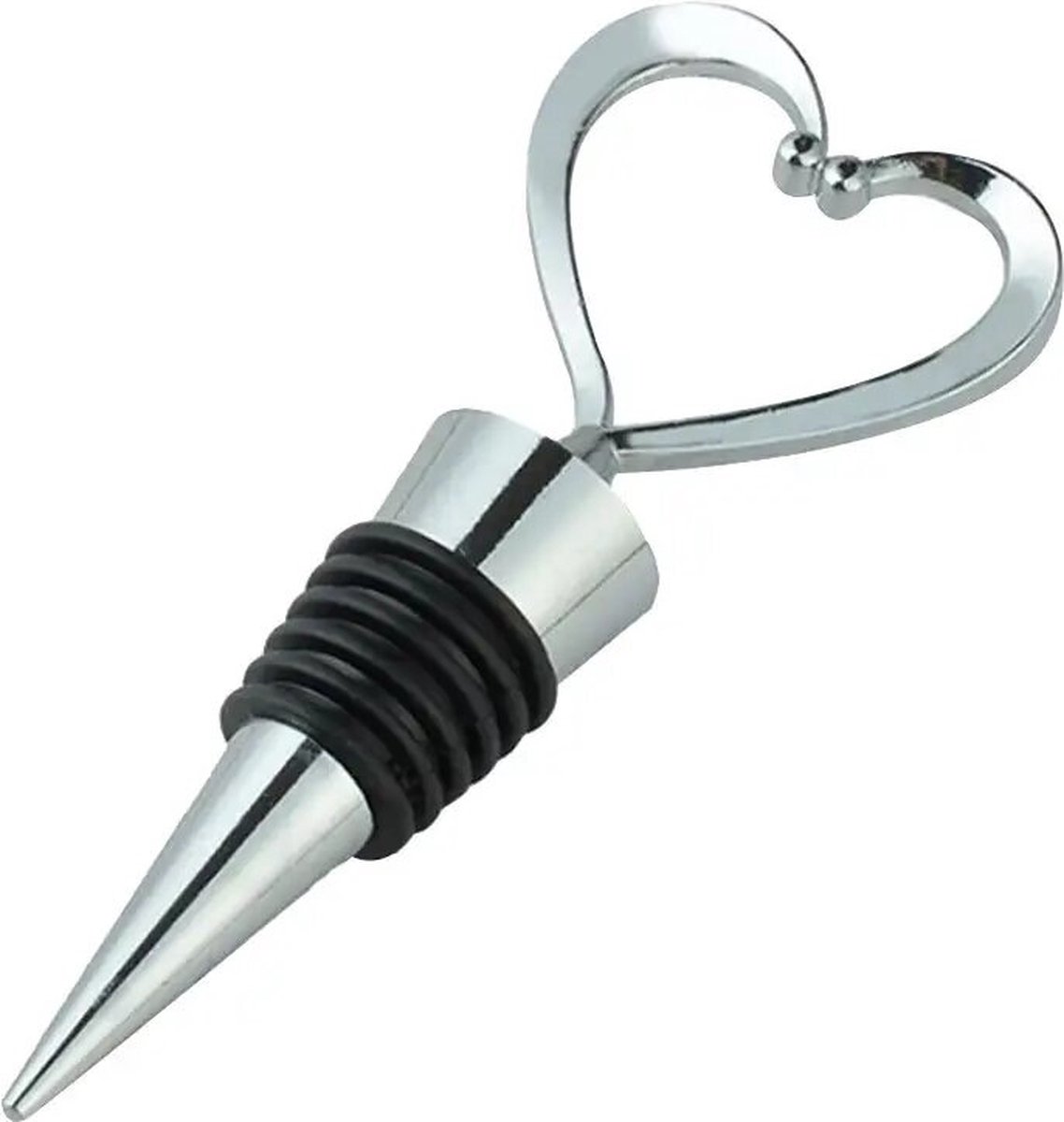 Kurkentrekker - Trekker - Kurken - Silver - Wijnopener - Opener - Stopper - Cadeau - Wijn - Gift - Cadeau bruiloft - Wijn accessoires - Wijnset - kurkentrekker wijn