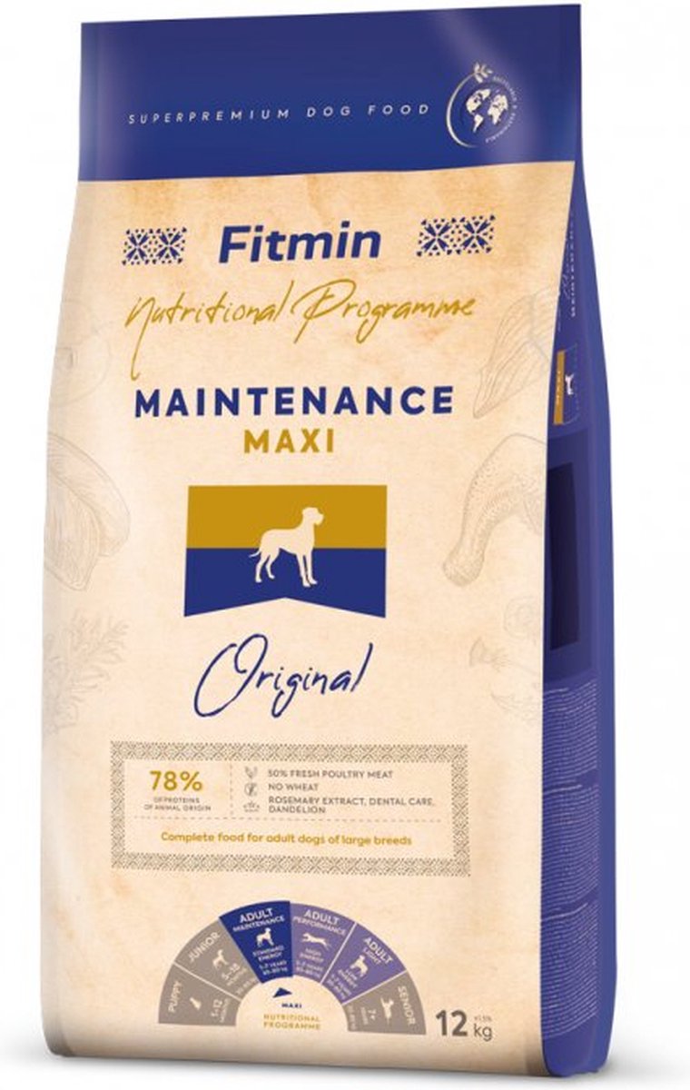 FITMIN Fitmin Dog Maxi Maintenance 12kg