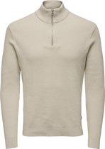 ONLY & SONS ONSPHIL REG 12 STRUC HALF ZIP KNIT NOOS Heren Trui - Maat XXL