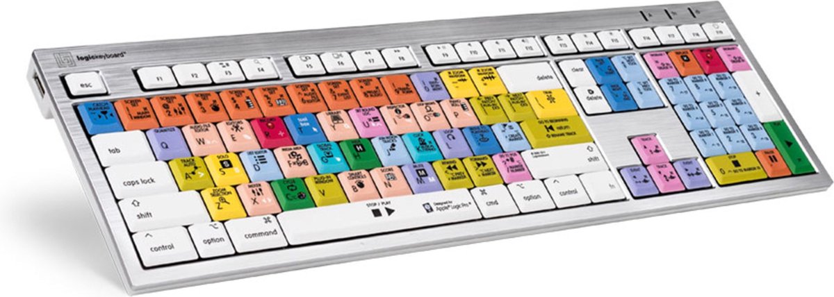 LogicKeyboard Logic Pro X ALBA UK (Mac) Logic Pro X Tastatur english - Toetsenbord