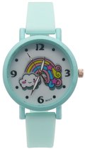 Horloge voor Kinderen - Regenboog - Kast 34 mm - Groen