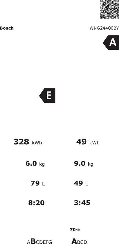 Bosch Was-droog combinatie - WNG24400BY