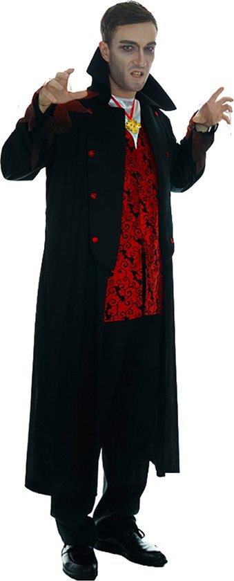 Vampier kostuum - Vampier pak - Halloween kostuum - Carnavalskleding - Carnaval kostuum - Heren - Maat L