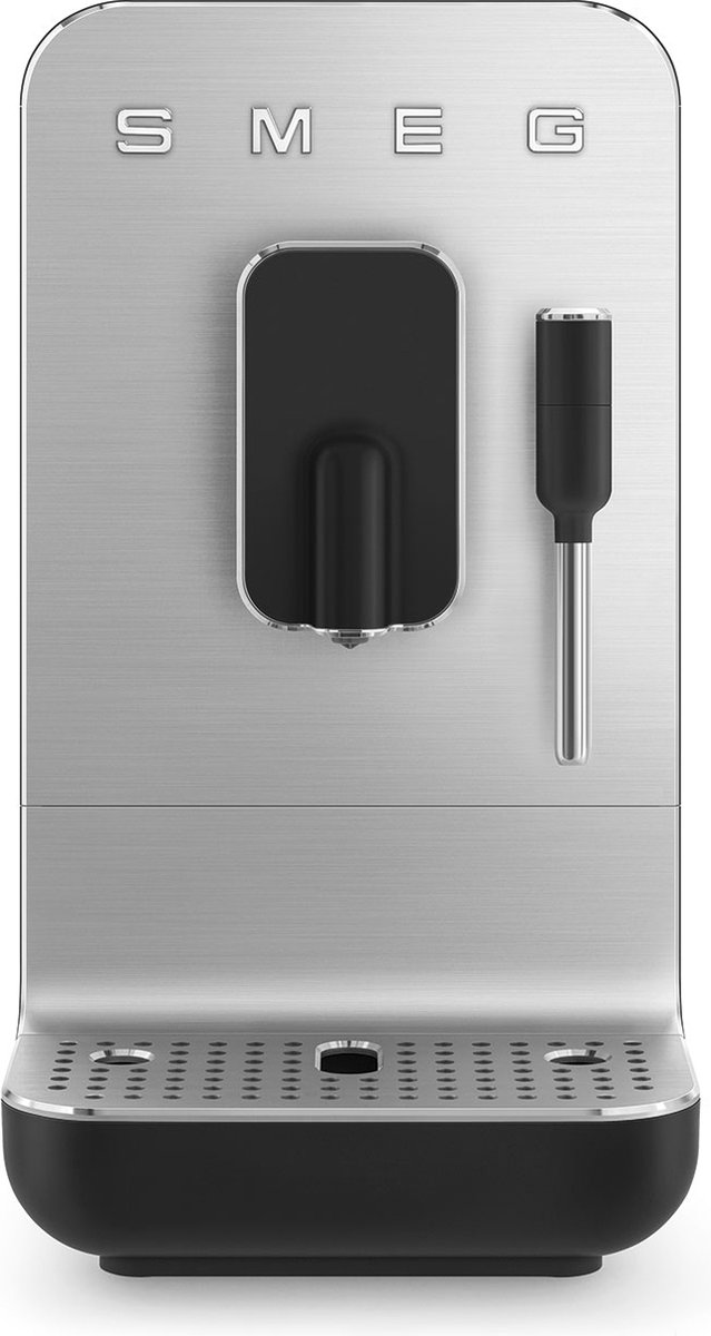 SMEG BCC12BLMEU - Espressomachine - Mat zwart - Volautomatisch met stoompijp