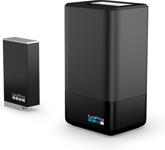 GoPro Dual Batterijlader Met Enduro 1600 Mah Batterij Voor Max (acdbd-011-eu)