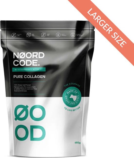 NoordCode Pure Collagen - Collageen Poeder - 450 gram