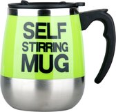 Livano Self Stirring Mug - Elektrische Beker - Zelfroerende Mok - Zelfroerende Beker - Cup - Koffie - Groen