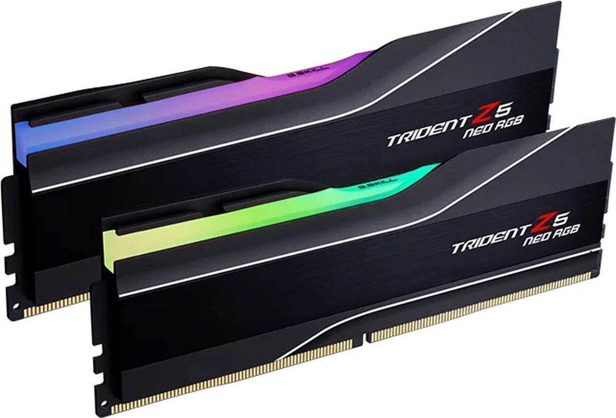 G.Skill Trident Z5 Neo RGB F5-6000J3040G32GX2-TZ5NR, 64 GB, 2 x 32 GB, DDR5, 6000 MHz, 288-pin DIMM