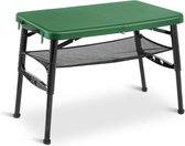 Lichtgewicht kampeertafel in hoogte verstelbaar, inklapbaar en draagbaar voor buiten - Kleine inklapbare tafel voor barbecue, balkon, werkbank, eettafel.