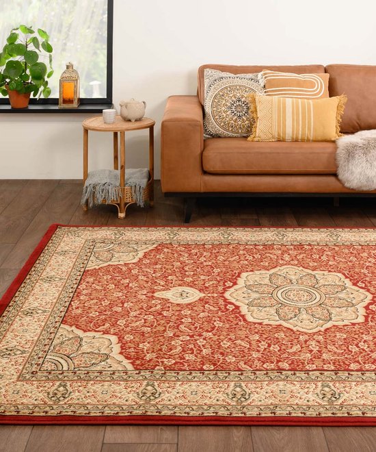 Perzisch tapijt - Mirage Majesty rood/beige 300x400 cm