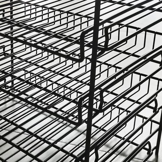 EasyPAG 3 vakken, metalen net, A4, bureau-organizer, papieren opbergruimte, brievenbakje, brievenbakje, brievenbakje, wit