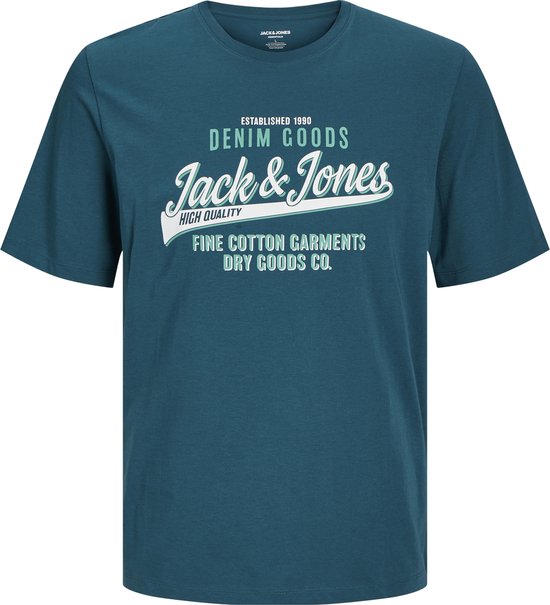 JACK&JONES JJELOGO TEE SS O-NECK 2 COL AW24 SN Heren Overhemd