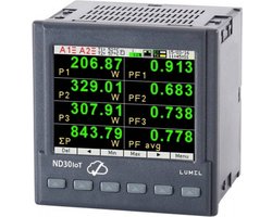 Lumel ND30IoT 1121MSM0 Digitaal DIN-railmeetapparaat