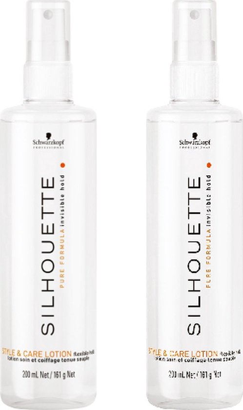 Schwarzkopf - Lotion Tuning Silhouette tenue Flexible - pack économique - 2 x 200 ml