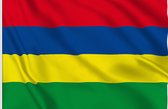 VlagDirect - Mauritiaanse vlag - Mauritius vlag - 90 x 150 cm