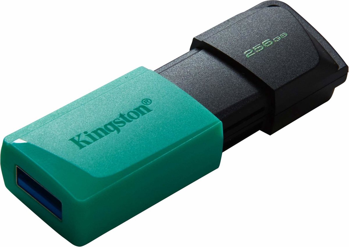 Kingston Technology DataTraveler Exodia M USB flash drive 256 GB USB Type-A 3.2 Gen 1 (3.1 Gen 1) Zwart, Turkoois