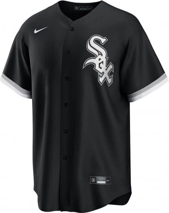NIKE MLB Chicago White Sox Replica officielle Alternate T-shirt à manches courtes Homme Zwart - Taille L