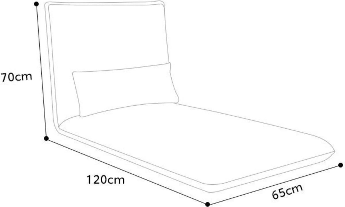 Mingone 3-in-1 Folding Sofa Bed, 1 Seat Sleeping Armchair