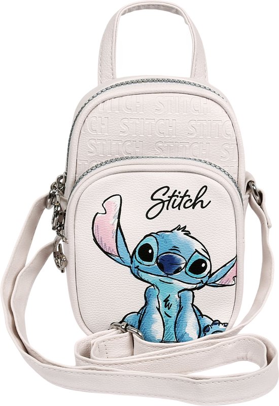 DISNEY Stitch Ecru Mini Tas, Riemzak 17x11x5 cm