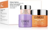 Clinique Fatigue Fighters Set 3 st SPF 25 Fatigue Cream 50 ml + All About Eyes 5 ml + Cleansing Balm 15 ml