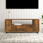 The Living Store TV-meubel - s - TV-meubels - 120x35x48 cm - Gerookt eiken
