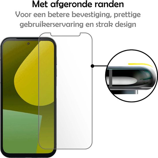 Fairphone 5 Protecteur d'écran Glas de protection Verre trempé - Fairphone 5 Protecteur d'écran Glas Extra Fort - 2 Pièces
